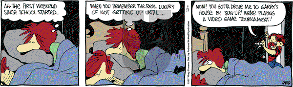 The Buckets on Tuesday September 19, 2017 Comic Strip