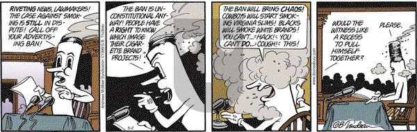 Doonesbury on Wednesday May 2, 2018 Comic Strip