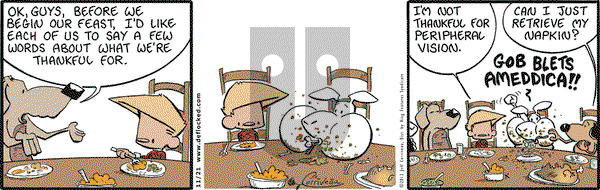 DeFlocked on Thursday November 21, 2013 Comic Strip