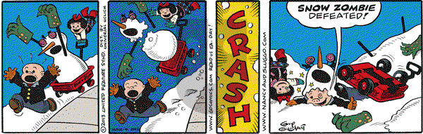 Nancy on Friday March 8, 2013 Comic Strip