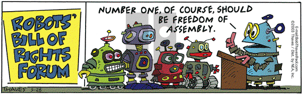 Frank and Ernest on Wednesday May 28, 2003 Comic Strip