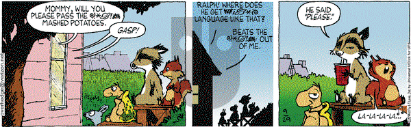 Over the Hedge on Monday September 29, 2014 Comic Strip