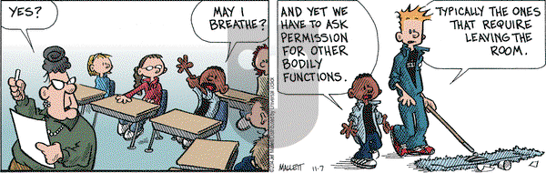Frazz on Friday November 7, 2014 Comic Strip