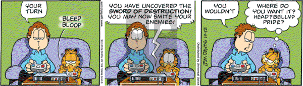 Garfield - Tuesday October 12, 2010 Comic Strip