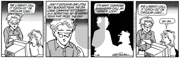 Doonesbury on Friday January 16, 1998 Comic Strip