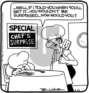 Ziggy on Tuesday August 20, 1991 Comic Strip