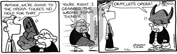 Lola on Saturday April 21, 2001 Comic Strip