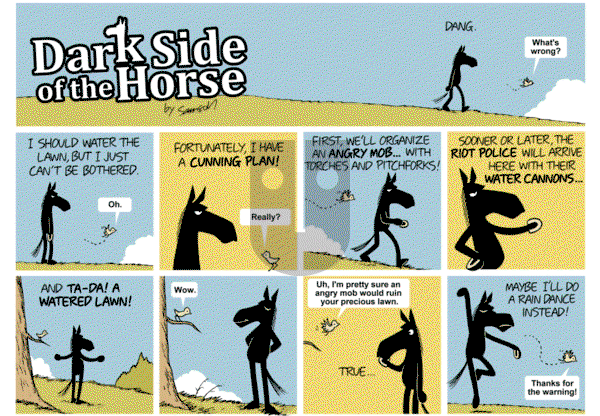 Dark Side of the Horse on Sunday August 19, 2012 Comic Strip