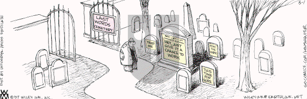 Non Sequitur - Thursday March 1, 2007 Comic Strip