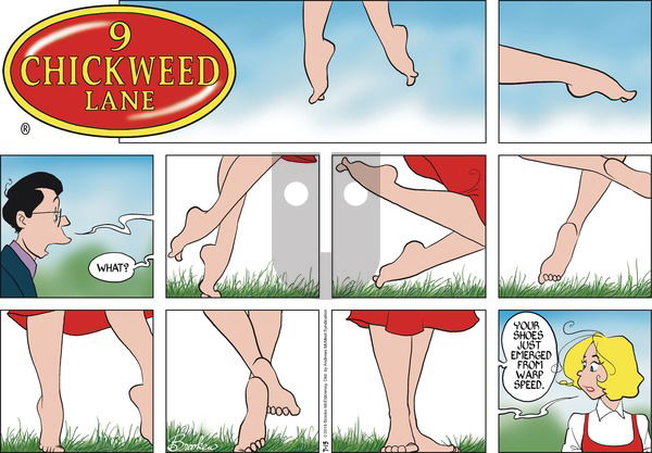 9 Chickweed Lane on Sunday July 15, 2018 Comic Strip