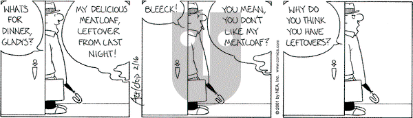 The Born Loser on Friday February 16, 2001 Comic Strip