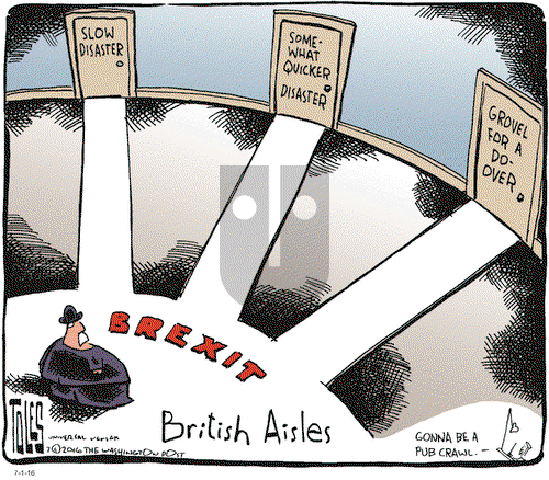 Tom Toles on Friday July 1, 2016 Comic Strip