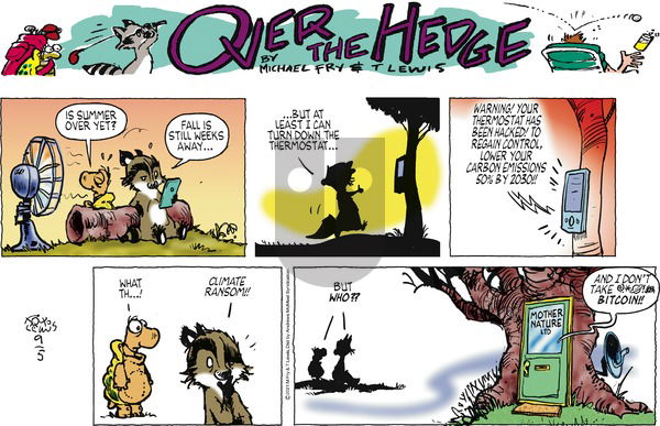 Over the Hedge on Sunday September 5, 2021 Comic Strip