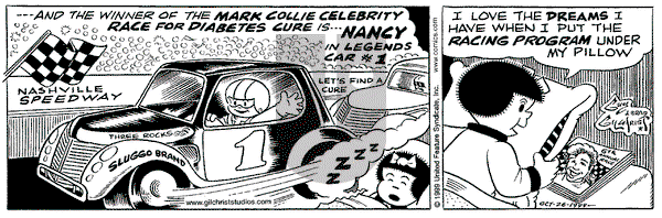 Nancy on Tuesday October 26, 1999 Comic Strip