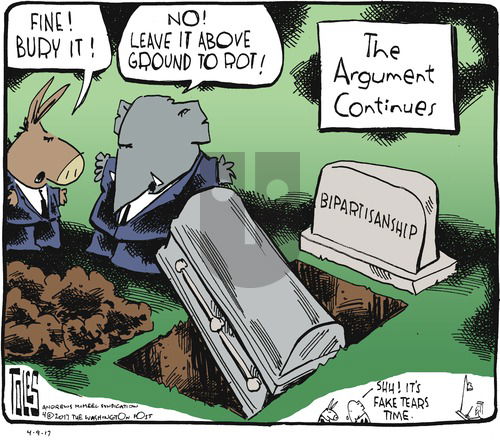 Tom Toles on Sunday April 9, 2017 Comic Strip