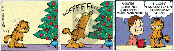 Garfield - Friday December 21, 2001 Comic Strip