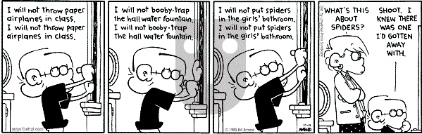 FoxTrot on Thursday November 11, 1999 Comic Strip