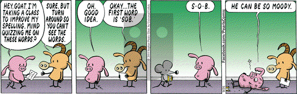 Pearls Before Swine on Thursday September 25, 2014 Comic Strip