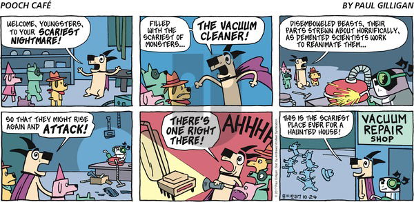 Pooch Cafe on Sunday October 29, 2017 Comic Strip