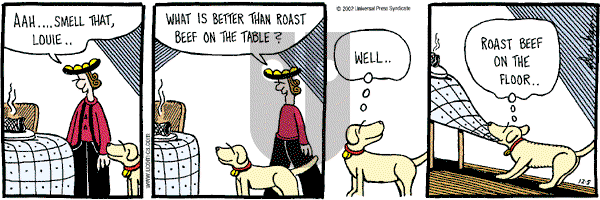 Overboard on Thursday December 5, 2002 Comic Strip