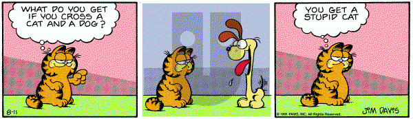 Garfield on Monday August 11, 1980 Comic Strip