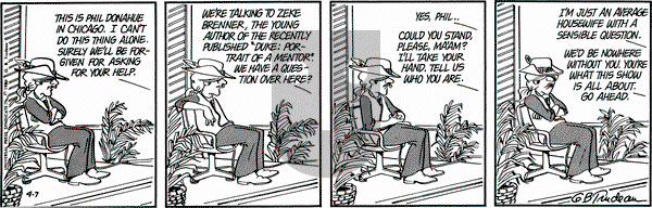 Doonesbury on Monday April 7, 1980 Comic Strip