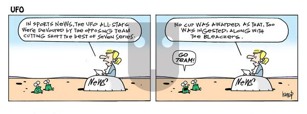 UFO on Saturday April 19, 2025 Comic Strip