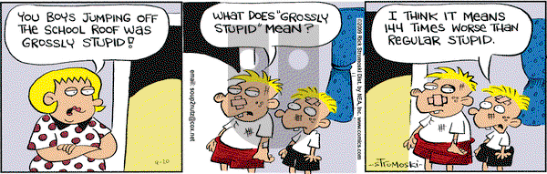 Soup to Nutz - Old on Monday April 20, 2009 Comic Strip