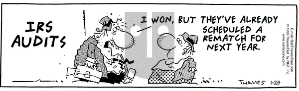 Frank and Ernest on Thursday January 28, 1999 Comic Strip