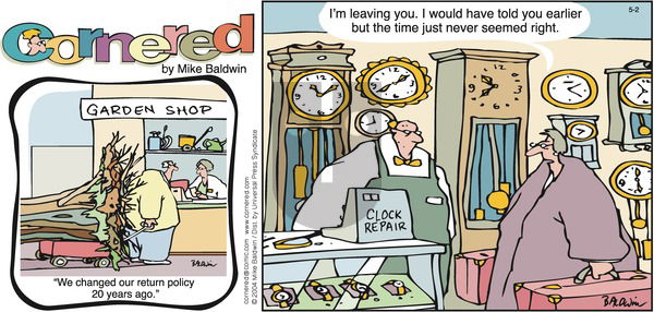 Cornered on Sunday May 2, 2004 Comic Strip