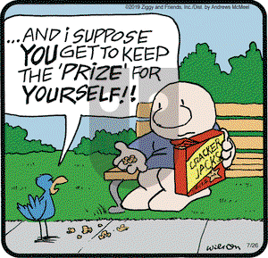 Ziggy on Friday July 26, 2019 Comic Strip