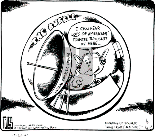 Tom Toles on Tuesday December 20, 2005 Comic Strip