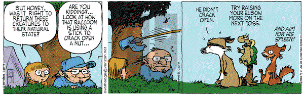 Over the Hedge on Monday March 13, 2006 Comic Strip