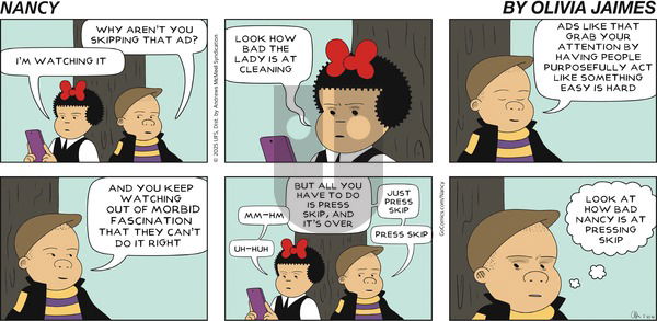 Nancy on Sunday May 25, 2025 Comic Strip