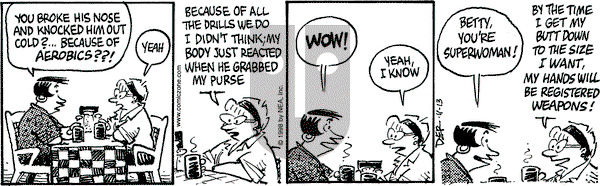 Betty on Friday November 13, 1998 Comic Strip