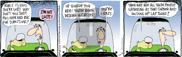 The Duplex on Saturday October 12, 2002 Comic Strip