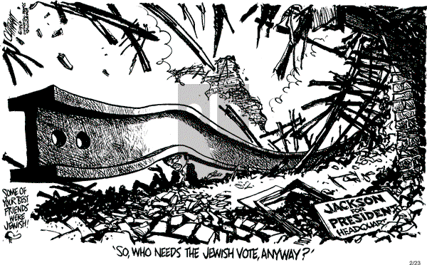Pat Oliphant - Thursday February 23, 1984 Comic Strip