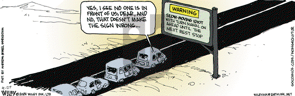 Non Sequitur - Saturday April 27, 2024 Comic Strip