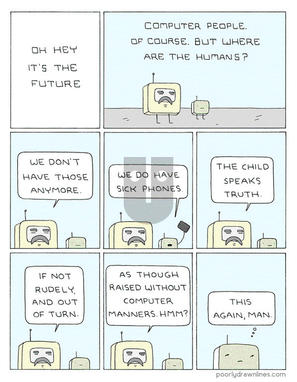 Poorly Drawn Lines on Friday May 10, 2019 Comic Strip