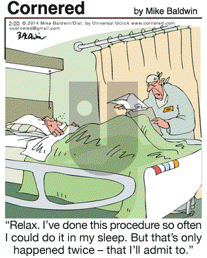 Cornered on Thursday February 20, 2014 Comic Strip