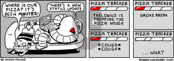 Robbie and Bobby on Monday April 14, 2025 Comic Strip