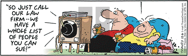 Frank and Ernest on Thursday December 6, 2012 Comic Strip