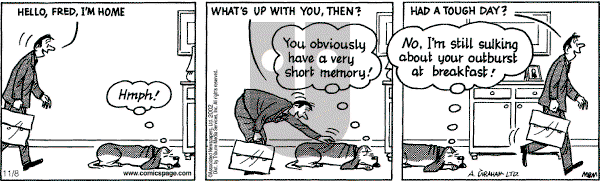 Fred Basset on Friday November 8, 2002 Comic Strip