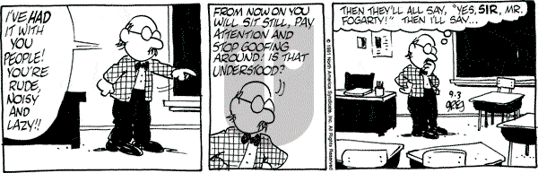 Luann on Tuesday September 3, 1991 Comic Strip