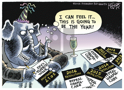 Rob Rogers on Thursday December 29, 2016 Comic Strip