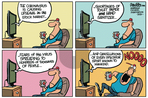 Win, Lose, Drew on Friday March 13, 2020 Comic Strip