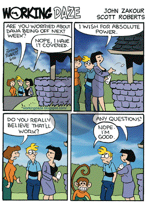 Working Daze on Saturday June 20, 2009 Comic Strip