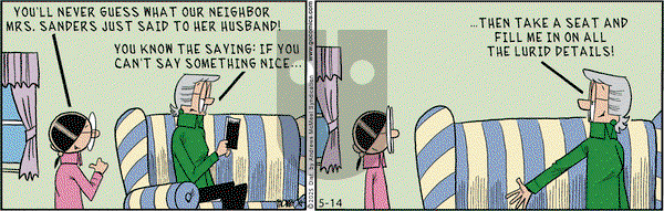 Grand Avenue on Wednesday May 14, 2025 Comic Strip