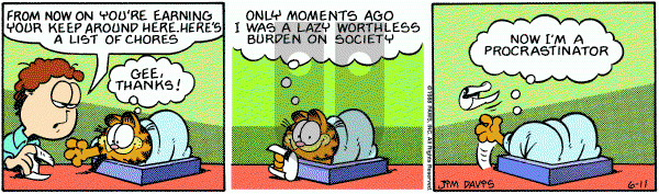 Garfield on Saturday June 11, 1988 Comic Strip