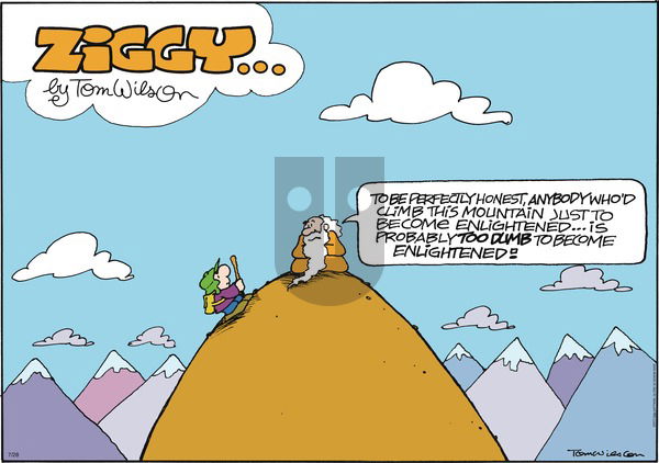 Ziggy on Sunday July 28, 2013 Comic Strip